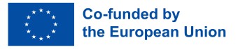 European Union logo. Text reads: Co-founded by the Erasmus + Programme of the European Union